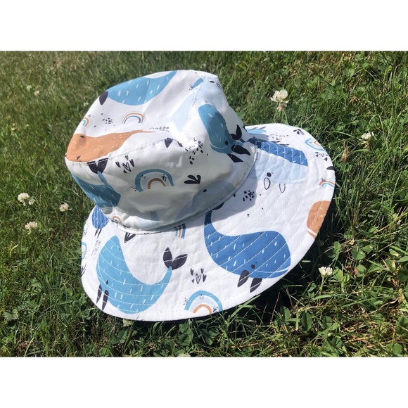 NWOT Infant Baby Hat Bundle 44-46cm Wide Brim Bucket Summer Beach Sun Protect - Picture 2 of 16